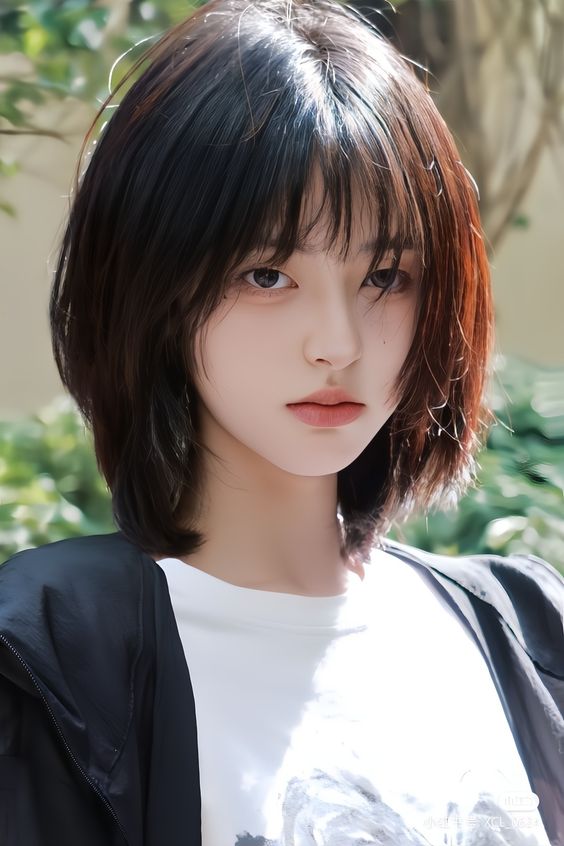 kiểu tóc mullet layer medium length