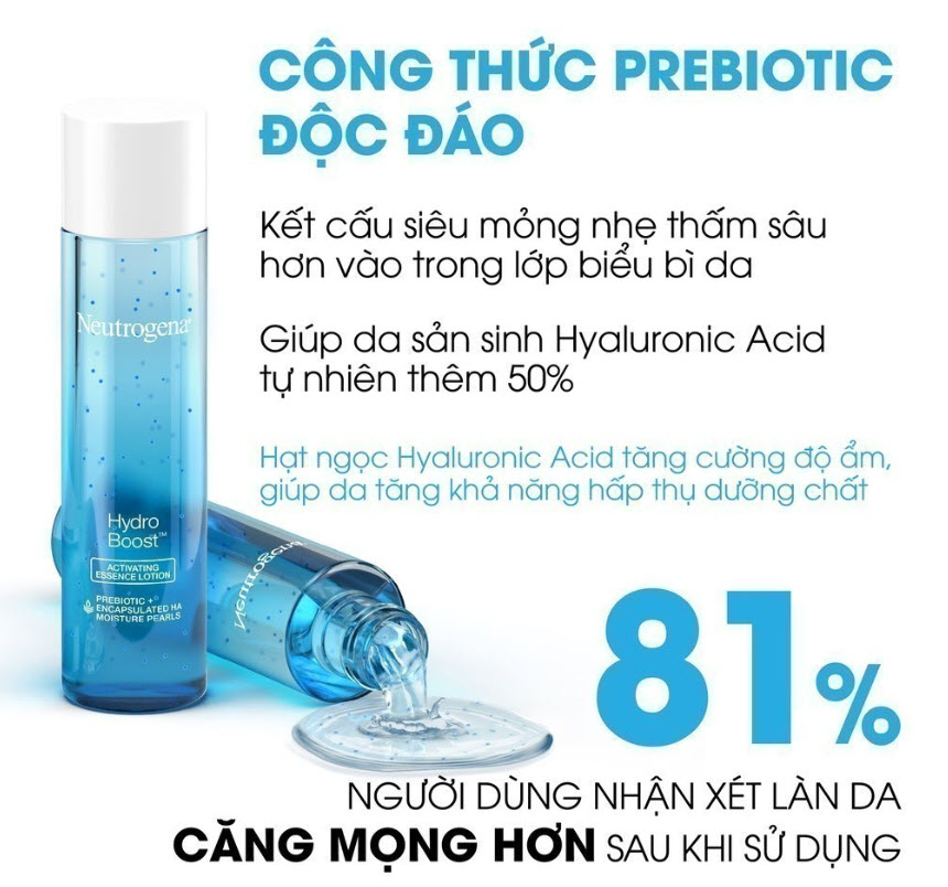 Tinh chất dưỡng ẩm Neutrogena Hydro Boost Activating Essence Lotion 150ml